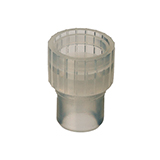 8mm Starburst Snap Plug Polyethylene for Shell Vials (clear), pk.1000